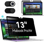 Privacy Screen MacBook Pro 13 Inch/MacBook Air 13 in, Easy On/Off Removable by Protescreen