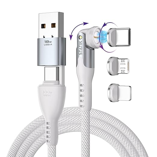 Statik 360 Pro Magnetic Charging Cable by Statik