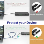 USB4 Extension Cable 2.62Ft, Thunderbolt 3 & 4 Extension Cable, USB C 4.0 - Image 3