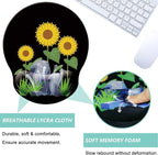 Mouse Pad with Wrist Support, Ergonomic Mouse Pad with Memory Foam Wrist Rest - Image 3
