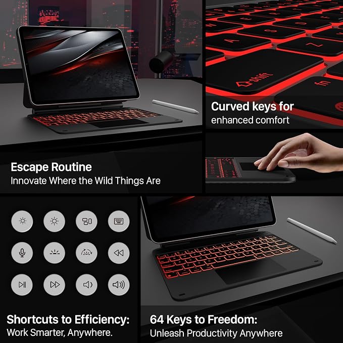 typecase Edge Keyboard Case for iPad Pro 11-inch2024, Magic Keyboard - Image 7