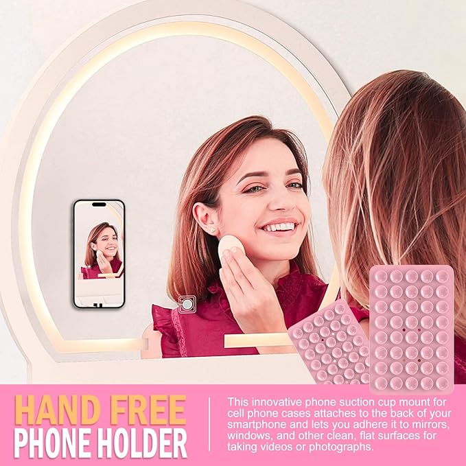 2PACK Silicone Double Sided Suction Phone Case Mount, Detachable Hands Free & - Image 7