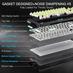 Redragon K724 PRO Wireless Gasket Gaming Keyboard w/Hype Screen & Knob - Image 5