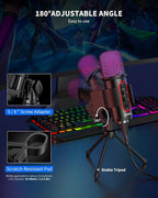 Gaming Microphone, USB Computer Condenser Mic - Image 6