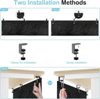 No Drill Under Desk Cable Management and Privacy Panel 2 in 1 | Modesty Panel - Image 8