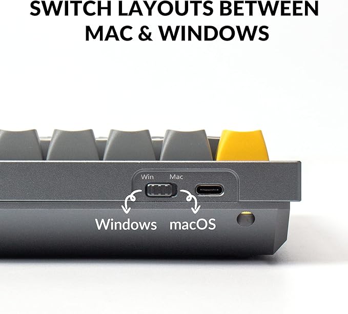 Keychron Q7 Wired Custom Mechanical Keyboard, 70% Layout QMK/VIA Programmable - Image 6