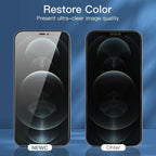 NEW'C 3 Pack Privacy for iPhone 12 Pro Max Screen Protector, Enhanced 28-Degree - Image 7