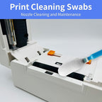 100 Pcs Solvent Resistant Professional Lint Free Swabs, 6.37" Long Handle Foam - Image 7