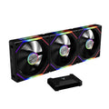 GAMDIAS Aeolus P2-1203U 120mm ARGB PWM Fan, Include Reverse Fan Blade x3 by GAMDIAS