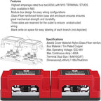 400A Bus Bar 8 M10 Terminal Studs Modular Design Tin Plated Copper Distribution - Image 7