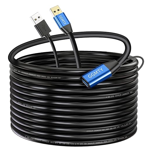 USB 2.0 Type A Male to A Female Active Repeater Extension Cable 30ft, High by Unknown