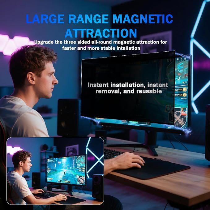 Magnetic Computer Privacy Screen Filter 27 Inch - Image 7