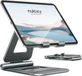 Nulaxy Aluminum Dual Foldable iPad Stand, Fully Adjustable Desktop Tablet Holder by Nulaxy
