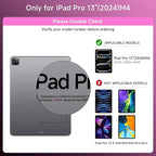 Transparent Case with Keyboard for 2024 iPad Pro 13 inch, iPad Pro 13, 7-Color - Image 2