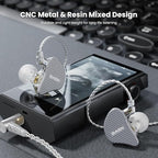 BASN Mix-PD in Ear Monitor, 1Planar Driver + 1Dynamic Driver HiFi IEM Earphones - Image 5