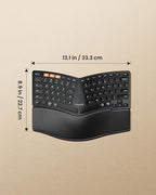 ProtoArc Bluetooth Ergonomic Keyboard, EK04 Mini Compact Wireless Ergo Keyboard - Image 8