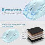 TECKNET Bluetooth Mouse, 4800 DPI Wireless Mouse, 2-Year Battery 6 Adjustable - Image 5