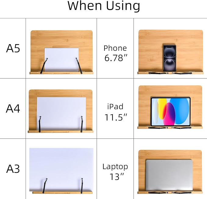 Extra Large Tablet Stand for Desk, Adjustable Holder for Touch Screen Tablets - Image 6