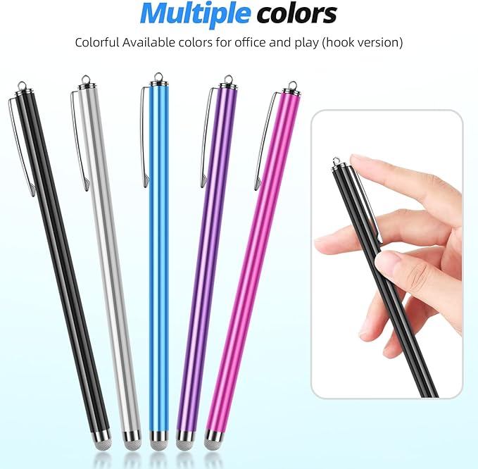 Stylus pens for Touch Screens Fiber mesh Tips High Sensitivity & Fine Point - Image 6