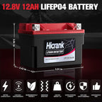 YTX9-BS, 2X Cranking Power, 5X Life, Lithium LiFePO4 Motorcycle Battery - Image 3