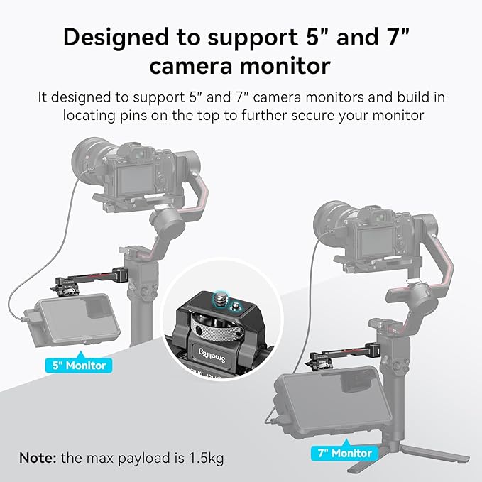 SMALLRIG Adjustable Camera Monitor Mount - Image 6
