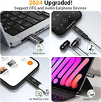 Temdan 2 Pack Lightning to USB C Adapter - Image 3