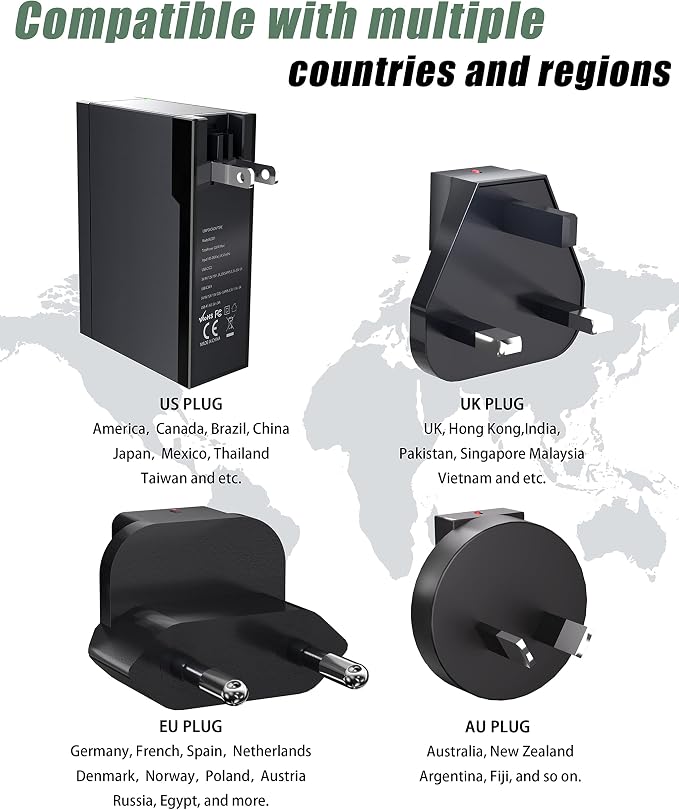 CHIPOFY 200W USB C Wall Charger, GaN Gaming Laptop Super Fast Desktop Charging - Image 4