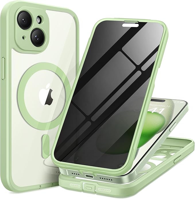 Magnetic for iPhone 15 Plus Case, Compatible by TIESZEN