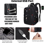 SHRRADOO Extra Large 50L Travel Laptop Backpack - Image 3