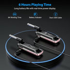 LEKATO Wireless Guitar System UHF Wireless Guitar Transmitter Receiver - Image 4