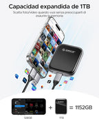 ORICO 512GB External SSD Up to 2000MB/s Portable Solid State Drive, USB 3.2 Gen - Image 3