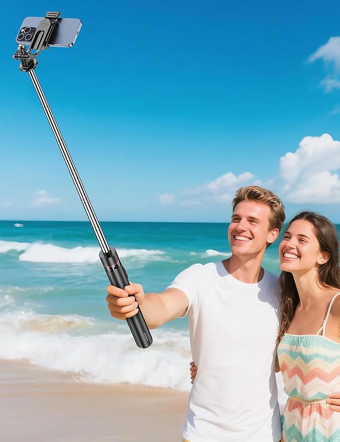 70'' Automatic Tripod, Extendable Selfie Stick Phone - Image 8