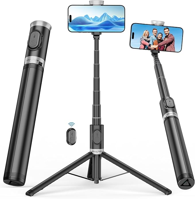 67" Selfie Stick Phone Tripod, All-in-1 Cell Phone Tripod by Unknown