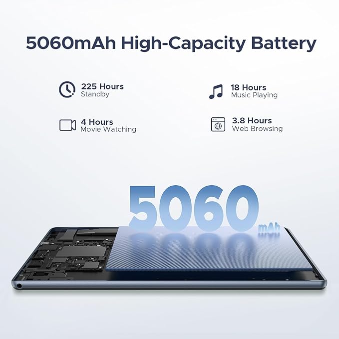 DOOGEE U10 10 inch Tablet with Keyboard, Android 15 Tablet 16GB+128GB/2TB Expand - Image 9
