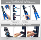 VCELINK Speed Termination Tool for VCE 90-Degree Keystone Jacks Punch Down - Image 8