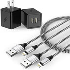 6FT Long iPhone Charger, Dual Port iphone Wall Charger Block Adapter by Unknown