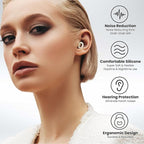Ear Plugs for Sleeping, 2 Pairs of Reusable Earplugs for Noise Reduction - Image 4