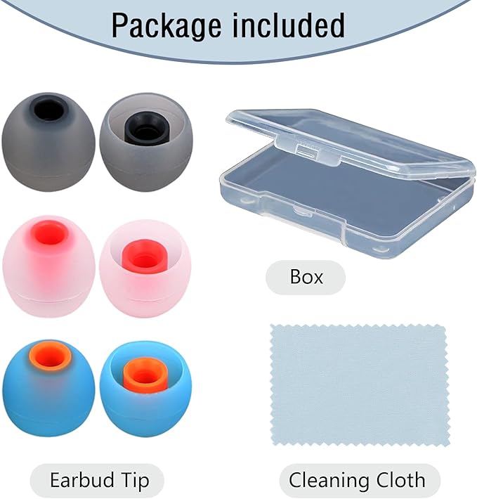 Earbud Replacement Tips Silicone Earbud Tips Earbud Covers Fit - Image 7
