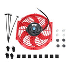 2PCS 10 inch Slim Fan Push Pull Electric Radiator Cooling 12V 80W Mount - Image 8