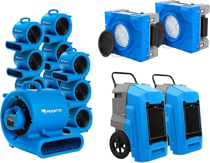 MOUNTO Water Damage Restoration Combo Package Deals by MOUNTO