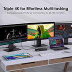 WAVLINK DisplayLink Docking Station Triple Monitor 4K@60Hz - Image 3