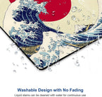 Gaming Mouse Pad, Japanese The Great Wave Off Kanagawa Mouse Pad Non-Slip - Image 5