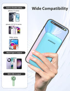 Alongza Portable Charger Built-in Cables and AC Wall Plug, Slim Fast Charging - Image 5