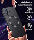 Magnetic for iPhone 16 Case Slim Soft Silicone Bumper Shockproof Metallic - Image 6