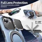 Camera Stand Case for iPhone 16E, 2024 Version Military Grade Protective Soft - Image 3