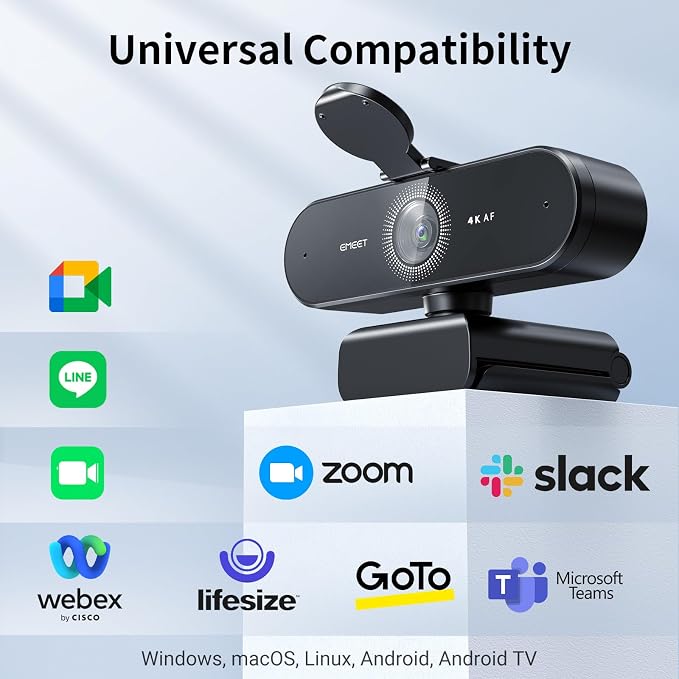 EMEET NOVA 4K Webcam for PC - Image 9
