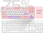 MageGee 75% Mechanical Gaming Keyboard, LED Blue Backlit, 87 Keys Compact TKL - Image 2