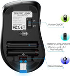 memzuoix 2.4G Portable Wireless Mouse, 1400 DPI Mobile Optical Cordless Mice - Image 8