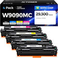W9090MC High Capacity Toner Cartridge Set 4-Pack by JCTONER