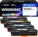 W9090MC High Capacity Toner Cartridge Set 4-Pack by JCTONER